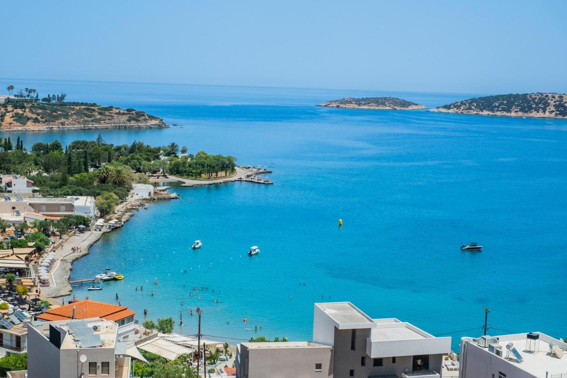 Apartament Thea Panoramic Sea View Ajos Nikolaos Zewnętrze zdjęcie