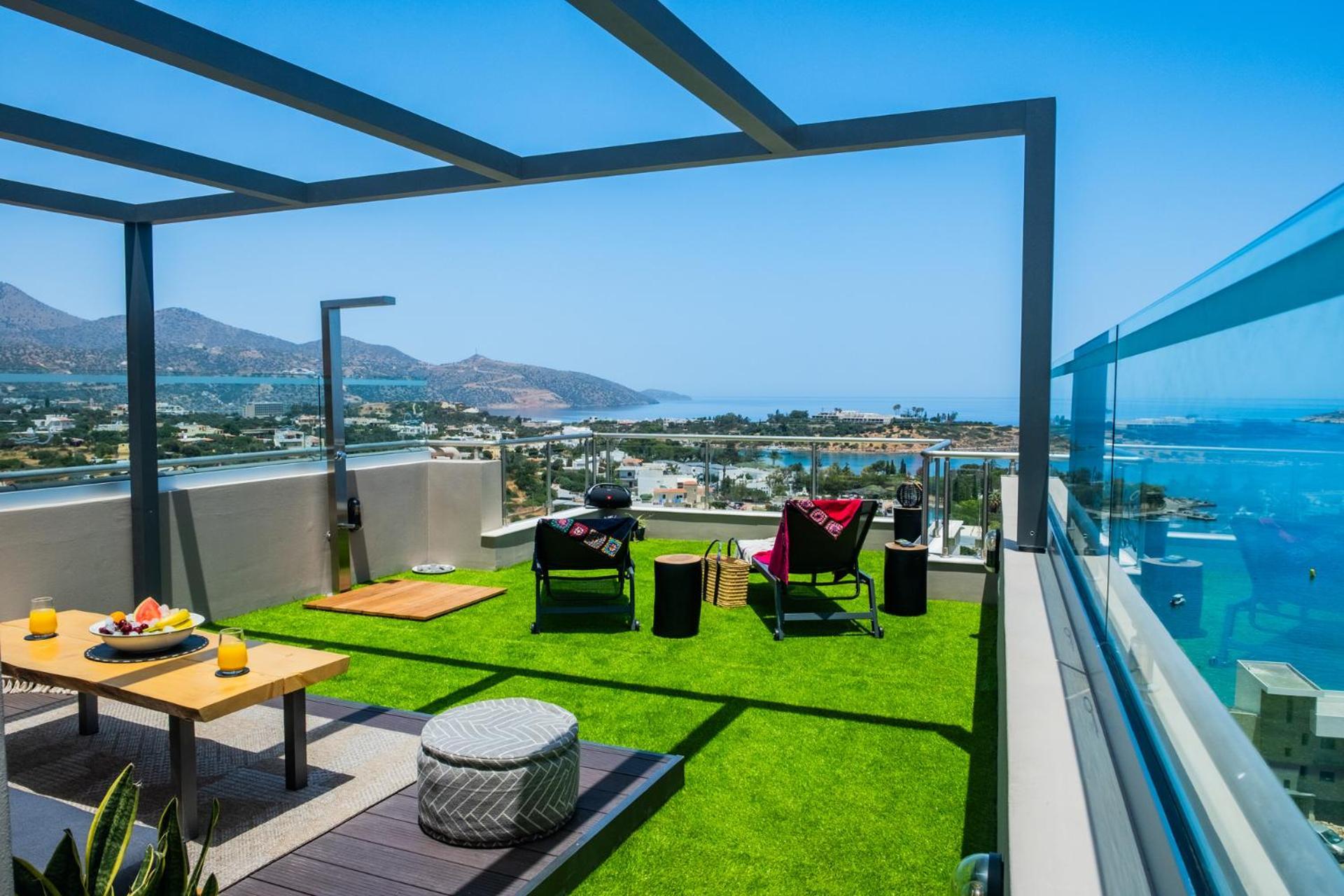 Apartament Thea Panoramic Sea View Ajos Nikolaos Zewnętrze zdjęcie